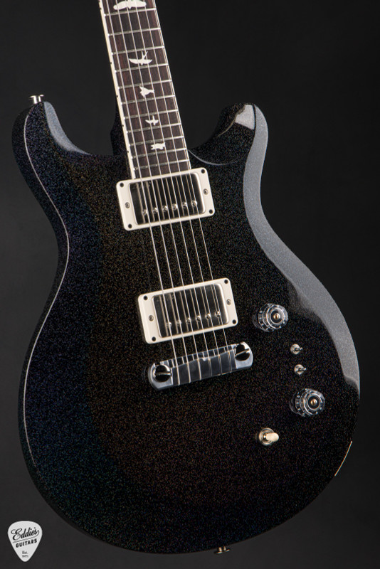 PRS S2 Mira 594 Black Rainbow Holoflake electric guitar