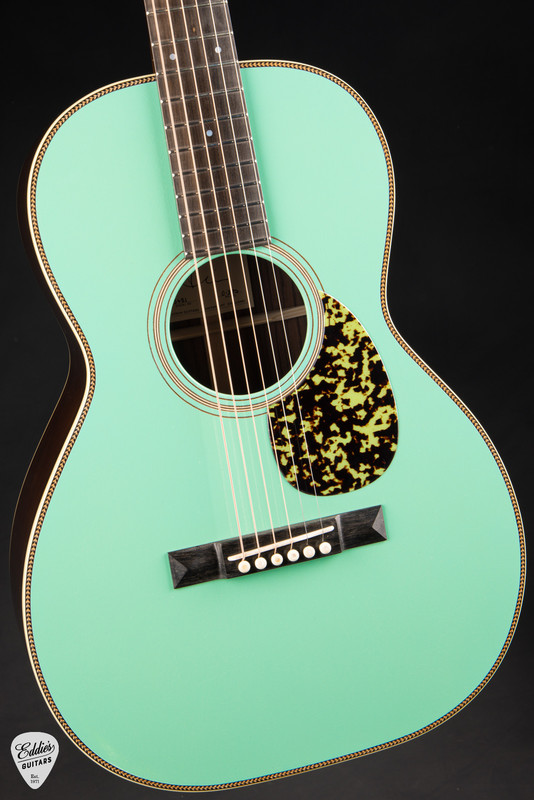 2025 Atkin O37s Acoustic Guitar with Baked Sitka Spruce & Indian Rosewood in Surf Green