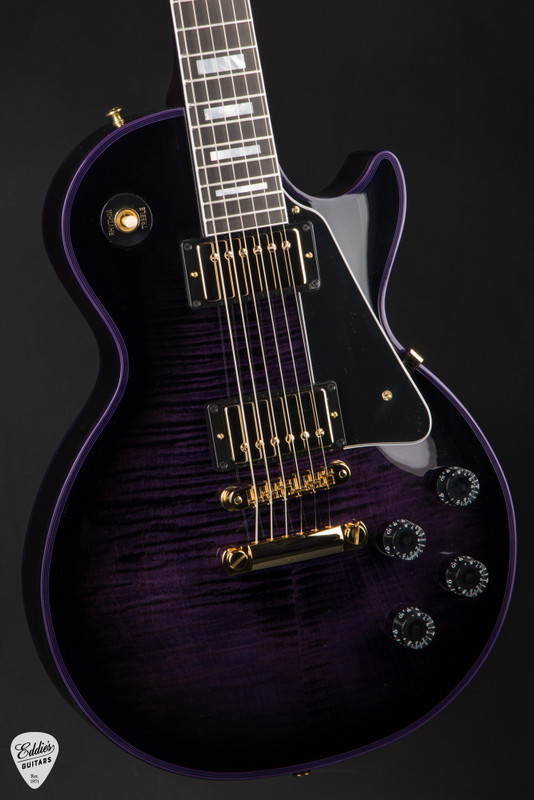 Gibson Custom Shop Made 2 Measure Les Paul Custom Figured Purple Widow Electric Guitar