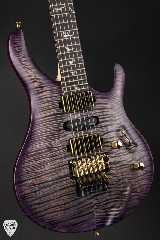 PRS Chleo Limited Edition Electric Guitar in Charcoal Purple Wraparound Burst