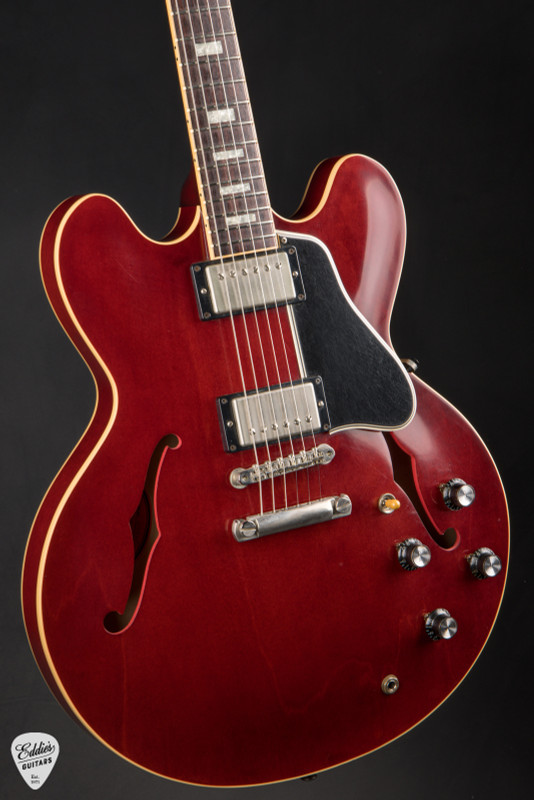 2010 Gibson Custom Shop 1960’s V.OS. Block Inlay ES-335 Limited Run Antique Faded Cherry electric guitar
