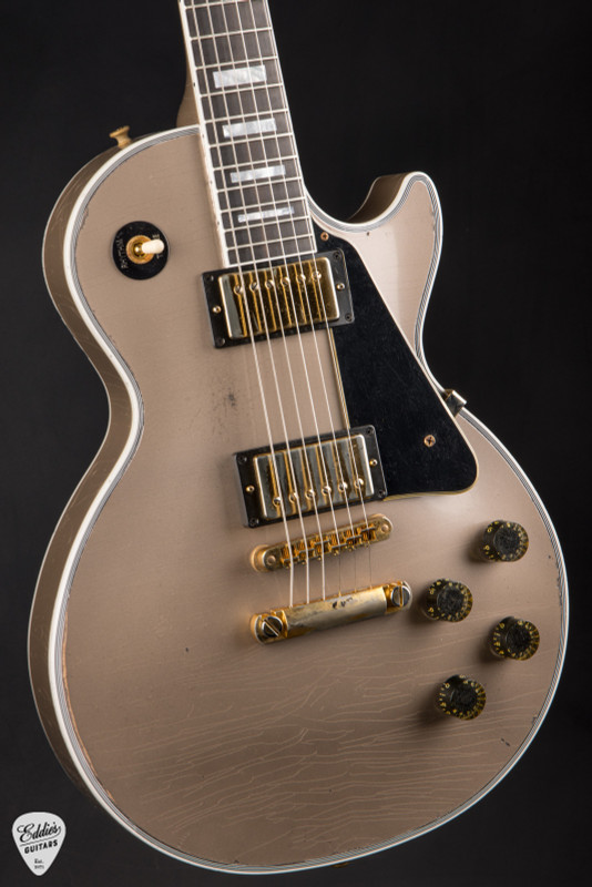 Gibson Custom Shop PSL Murphy Lab Les Paul Custom Heavy Aged Gold Mist Poly Electric Guitar