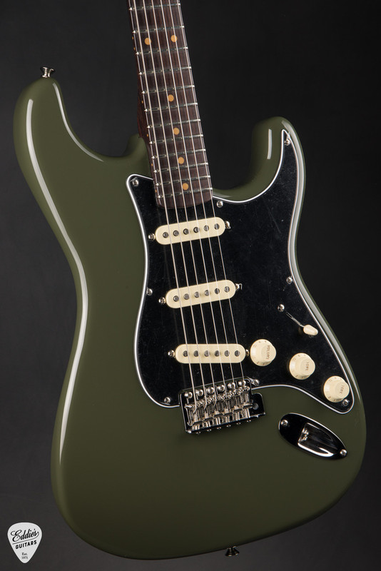 Fender Custom Shop 1955 Stratocaster NOS Olive Drab Electric Guitar