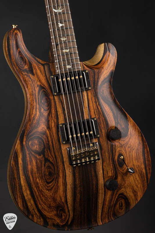 Paul Reed Smith Private Stock 12147 Custom 24 Baritone Black Limba/Cocobolo Electric Guitar