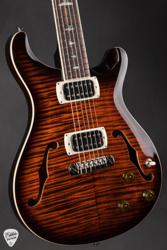 PRS SE Hollowbody I Piezo - Orange Tiger Smokeburst #CTII000620