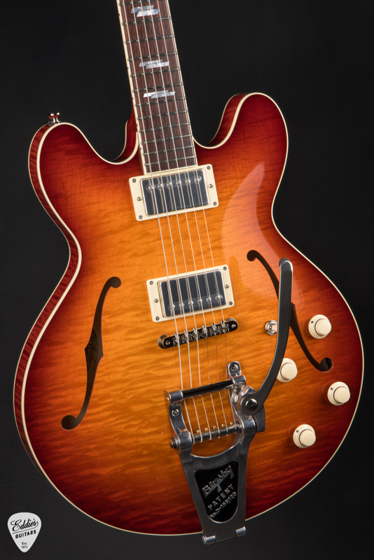 Collings I 35 LC Deluxe Bigsby Electric Guitar in Dr Pepper Burst