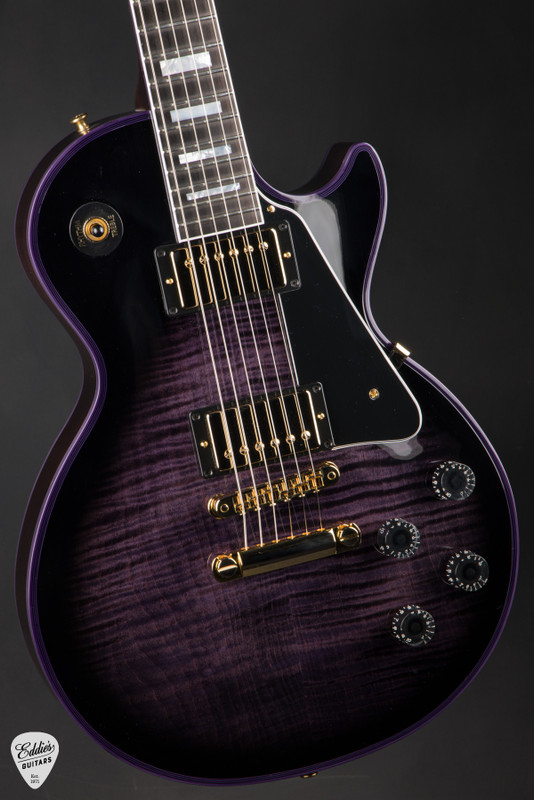 Gibson Custom Shop Dealer Select Les Paul Custom Figured Purple Widow Electric Guitar
