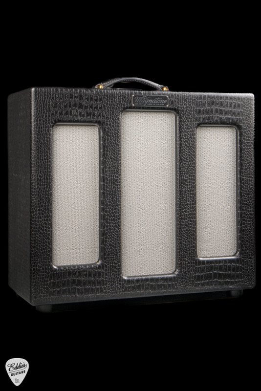 Magnatone Varsity Reverb Point to Point Cathedral Black 1x12 Guitar Amp