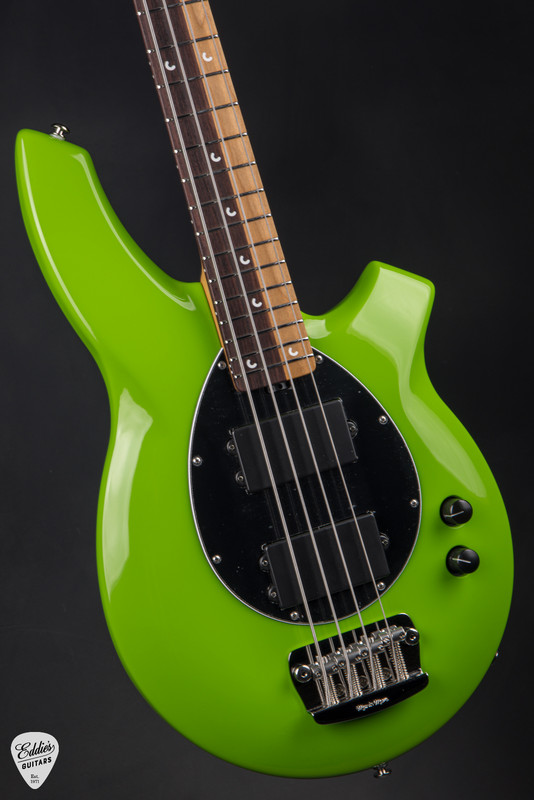 Ernie Ball Music Man John Myung Bongo 4 HH JM Green Electric Bass