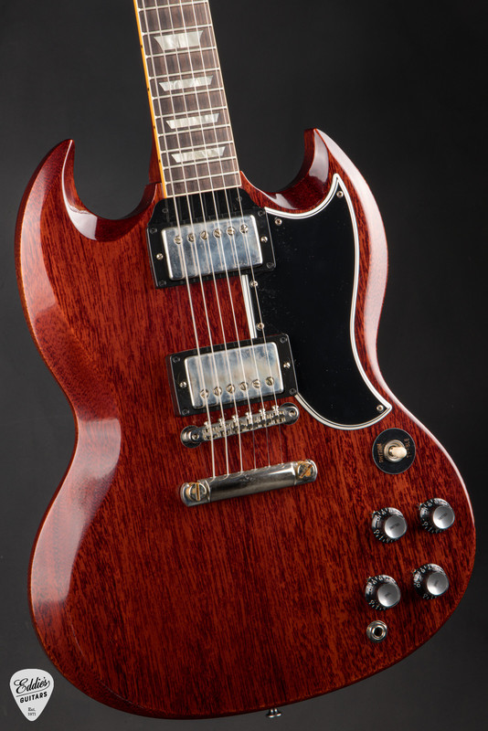 Gibson Custom 1961 Les Paul SG Standard Reissue Stop Bar VOS Cherry Red Electric Guitar