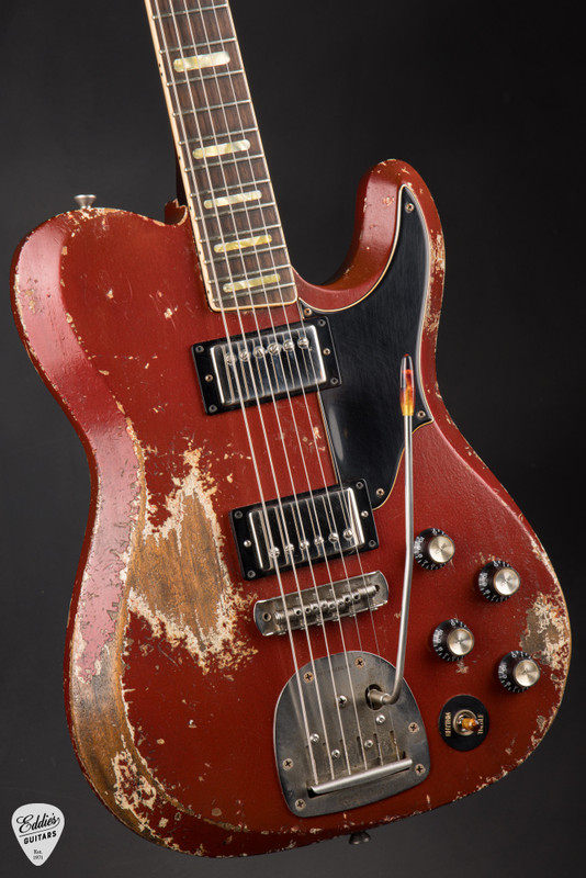Castedosa Marianna Bevel Aged Vintage Cherry Red Electric Guitar