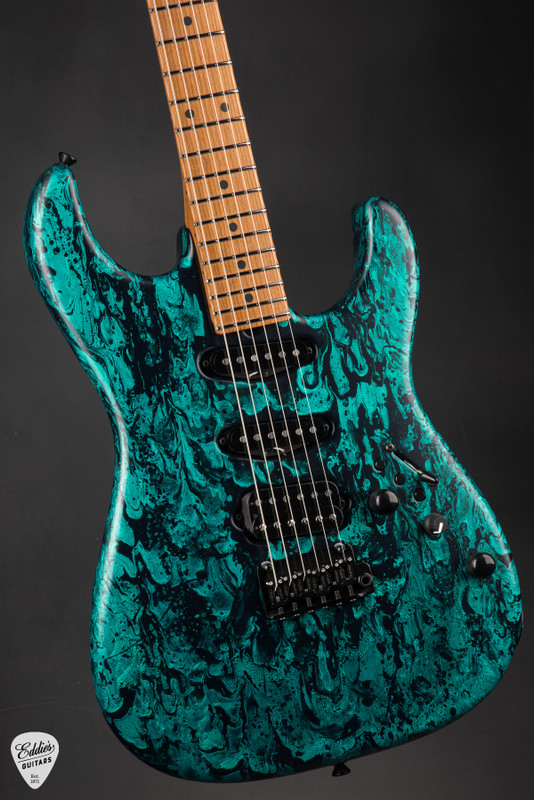 James Tyler Studio Elite Black Shmear with Turquoise Tint Electric Guitar