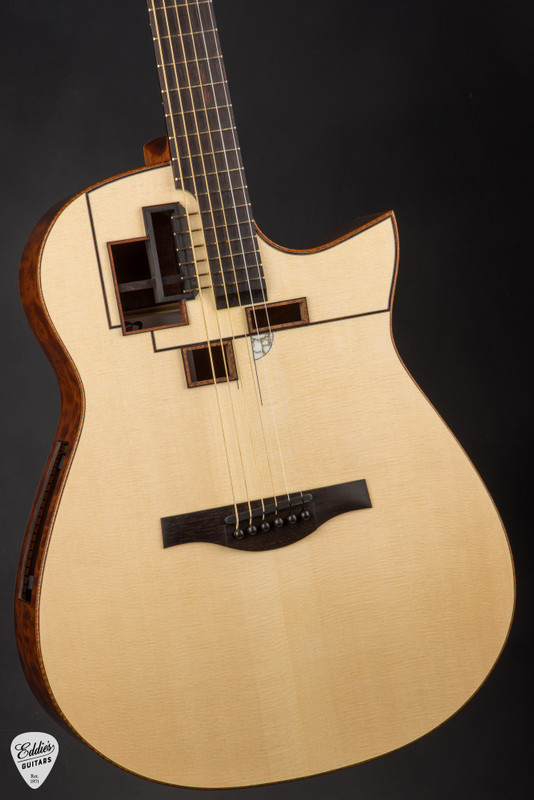 Raymond Kraut Modified Dreadnought Acoustic Guitar with Swiss Moon Spruce and The Tree Mahogany