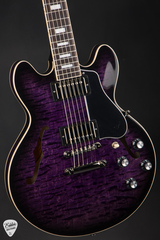 Gibson ES 339 Figured Dark Purple Burst Electric Guitar