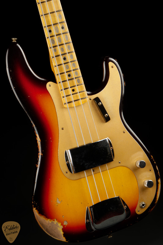 2023 - Fender Custom Shop 1958 Precision Bass Heavy Relic - 3-Color Sunburst