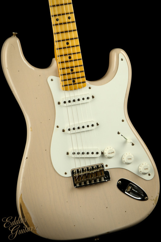 2023 - Fender Custom Shop Limited Edition 1955 Stratocaster Relic - Dirty White Blonde