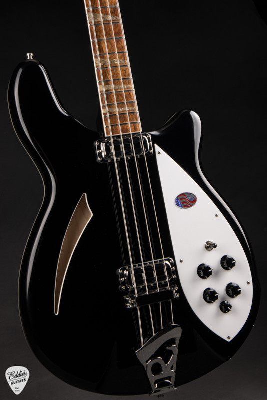 Rickenbacker 4005V Electric Bass Guitar in Jet Glo