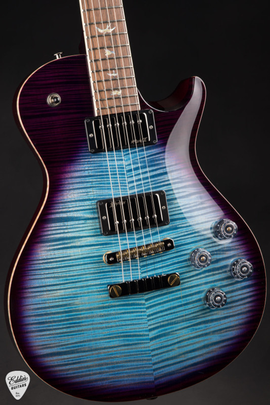 Paul Reed Smith Eddie’s Guitars Wood Library McCarty 594 Singlecut Brazilian Electric Guitar in Aquableux Purple Burst