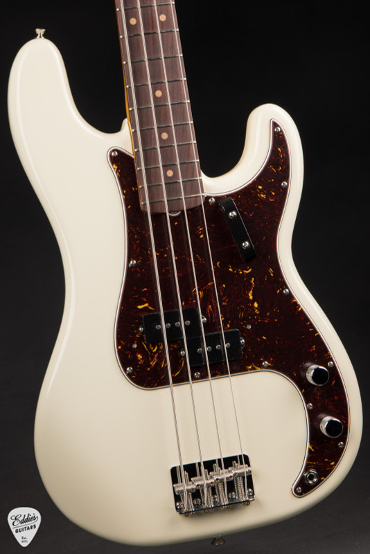 Fender American Vintage II 1960 Precision Bass Guitar in Olympic White
