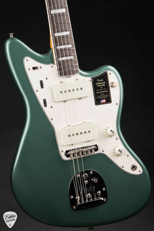 Fender American Vintage II 1966 Jazzmaster Electric Guitar in Sherwood Green Metallic