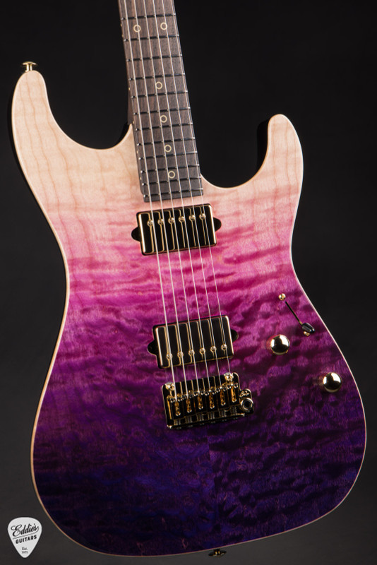 Suhr Standard Rosewood Neck Electric Guitar in Trans Purple Gradient