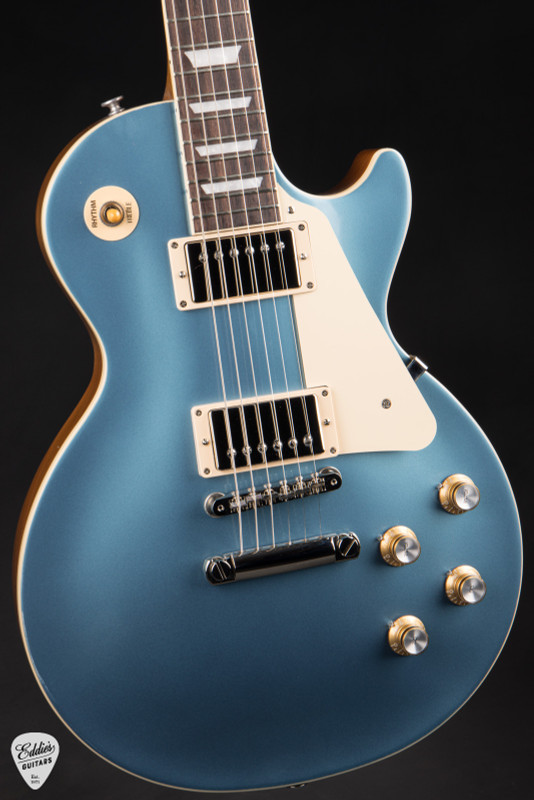 Gibson Les Paul Standard ’60s Plain Top Electric Guitar in Pelham Blue Top 9.15 #224030220