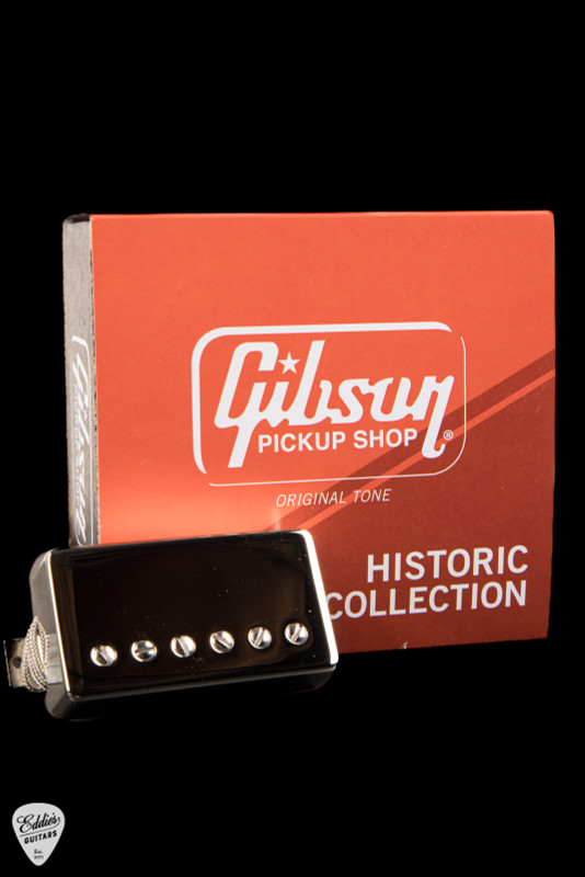 Gibson Custombucker Double Black, True Historic Nickel Covers, 2-Conductor, Unpotted, Alnico 3, 8K Humbucker Pickups