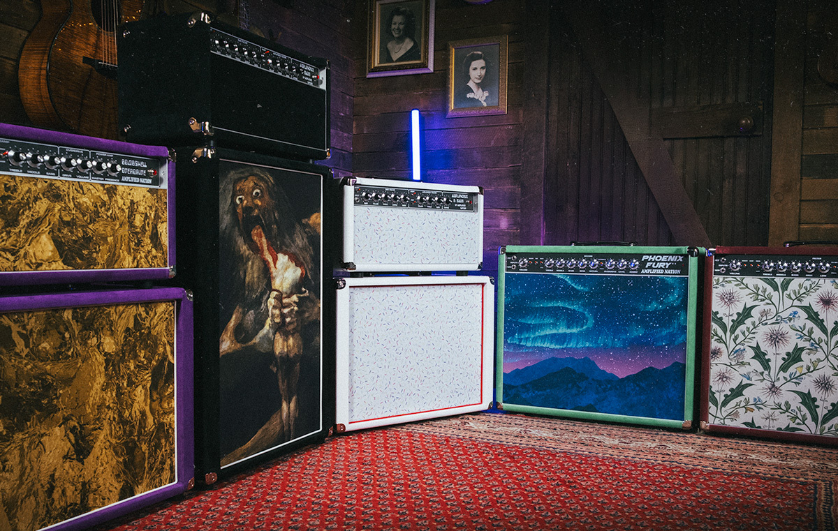 Amplified Nation Amps in a Studio Setting