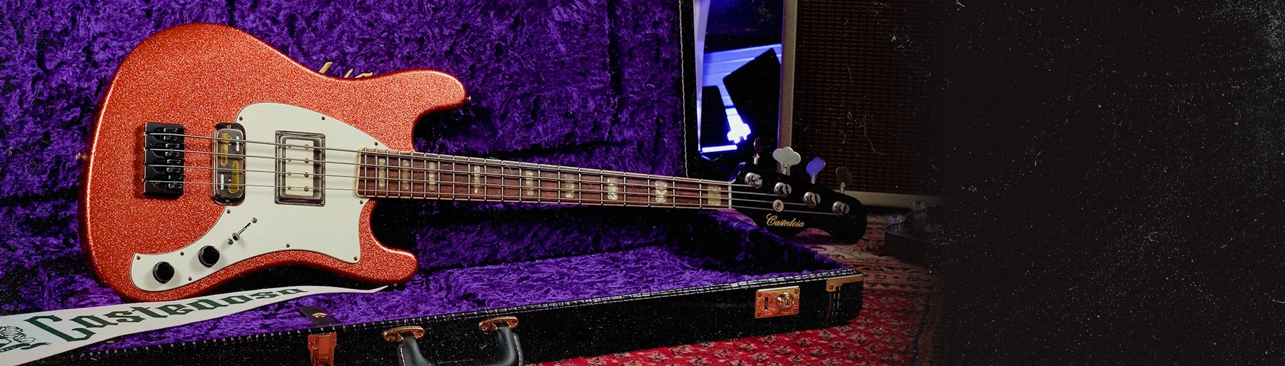 An Orange Sparkle Castedosa Bass