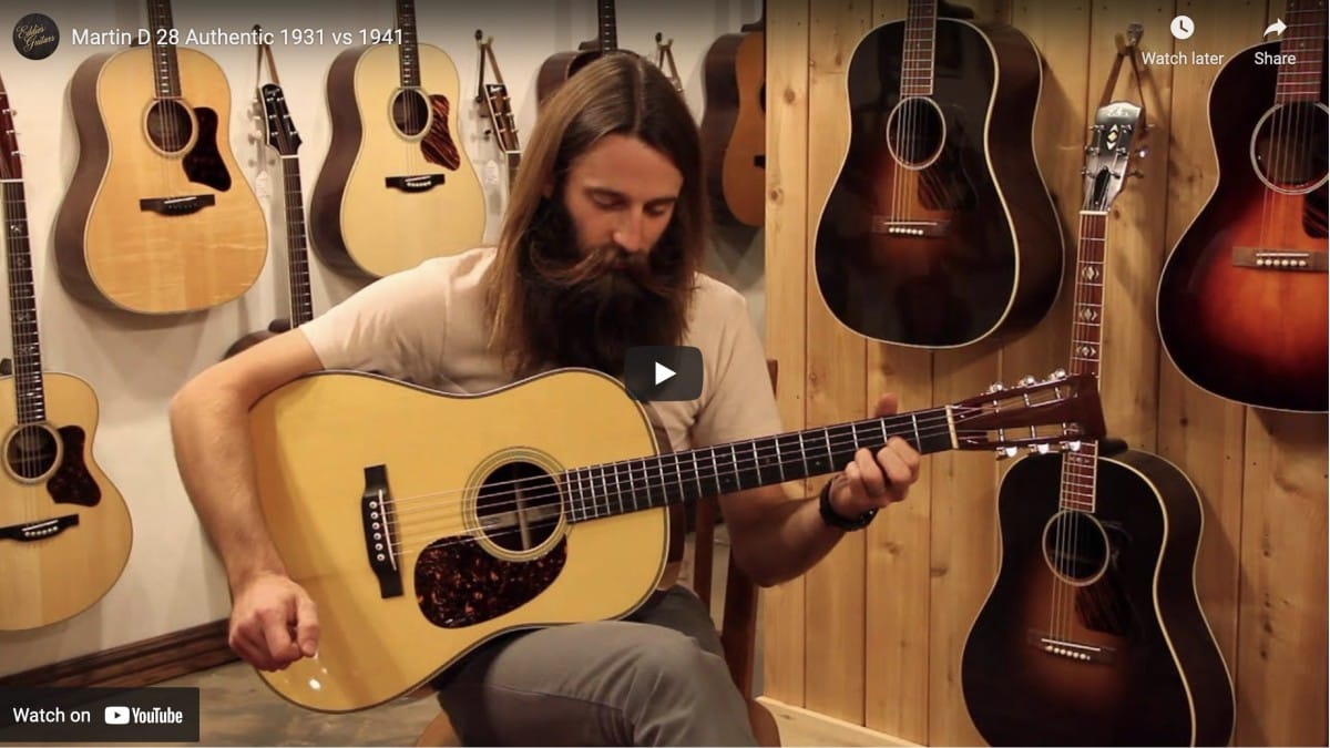 Martin D28 Authentic 1931 & 1941 Acoustic Guitar Review - Eddie's Martin D28 Authentic 1931 & 1941 Acoustic Guitar Review - Eddie's