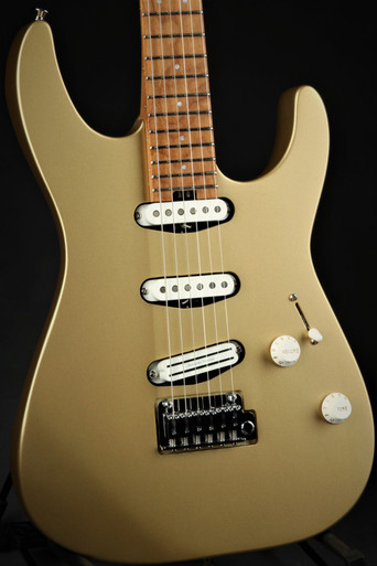Charvel Pro-Mod DK22 SSS 2PT CM - Pharaoh Gold - Eddie's Guitars