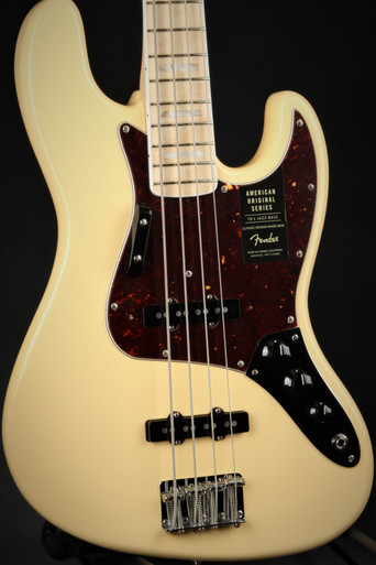 Fender American Original '70s Jazz Bass - Vintage White - Eddie's