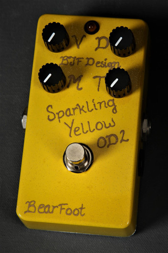 BearFoot Sparkling Yellow Overdrive 2 - Eddie's Guitars