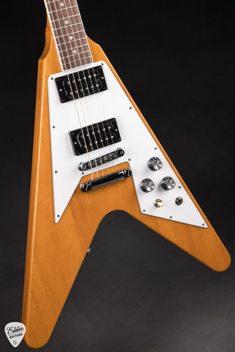 Gibson 70s Flying V Classic Antique Natural 6.14 #228440029