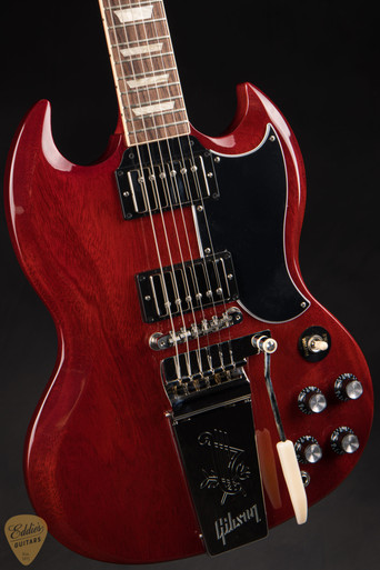 Maestro by Gibson SG（セット） 2024 - Gibson SG Standard '61 Maestro Vibrola Vintage Cherry 7.5