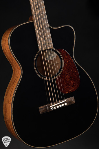 Bourgeois 00-12c Coupe Black Top - Italian Spruce & Sinker