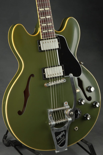 Used - Gibson Memphis 1964 ES-345 Bigsby Mono Varitone - Olive