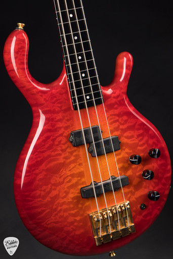 2003 - Pedulla MVP Buzz Fretless - Cherry Sunburst - Eddie's Guitars