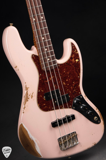 Fender Custom Shop 1964 Jazz Bass Heavy Relic P/J - Shell Pink
