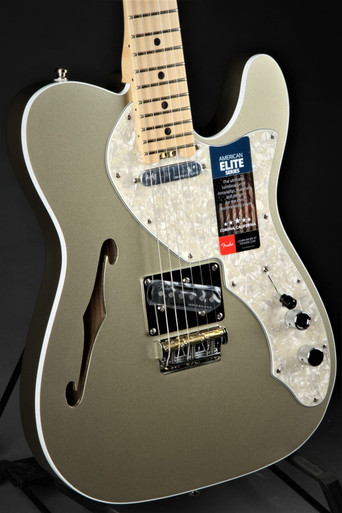 Fender American Elite Telecaster Thinline - Champagne #US17020353