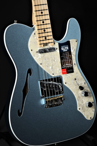 Fender American Elite Telecaster Thinline - Mystic Ice Blue