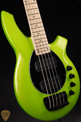 Sale Pending - Ernie Ball Music Man Bongo 5 HH - Mantis Green