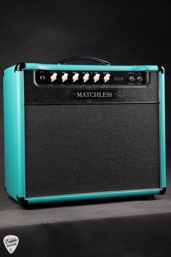 Matchless SC-15 - 1x12 - Turquoise/Black - Eddie's Guitars