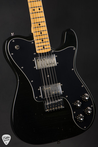 1973 - Fender Telecaster Deluxe - Black - Eddie's Guitars