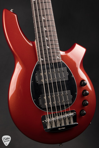 Ernie Ball Music Man Bongo 6 HH - Blood Orange - Eddie's Guitars