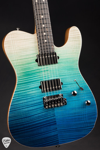Suhr Modern T Roasted - Aqua Blue Gradient - Eddie's Guitars