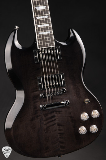 Gibson SG Modern Trans Ebony Burst 7.2 #221150076 - Eddie's Guitars