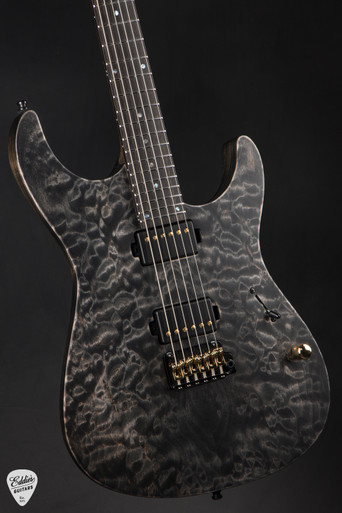 Mayones Aquila Elite V24 6 - Antique Black Matt/NAMM Instrument