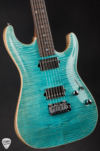 ギター MEGA SALE! Suhr Standard Pro BAHAMA BLUE Suhr Standard Arch Top - Bahama Blue #86086 - Eddie's Guitars