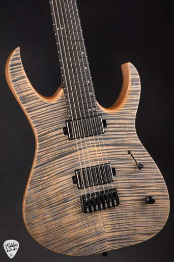 Mayones Duvell Elite 7 Baritone - Transparent Jeans Blue Satin